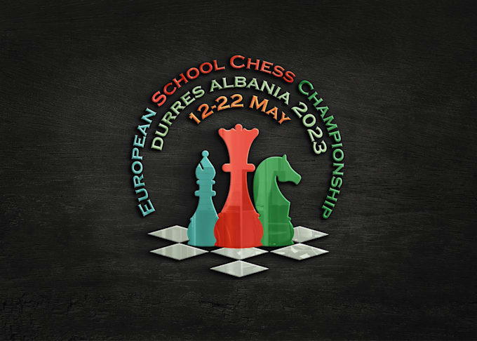create graceful and fantastic chess logo design