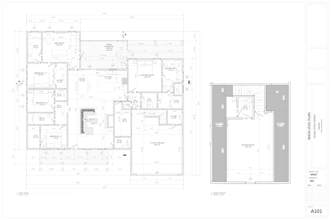 architect of 2d floor plans and 3d render in autocad and revit