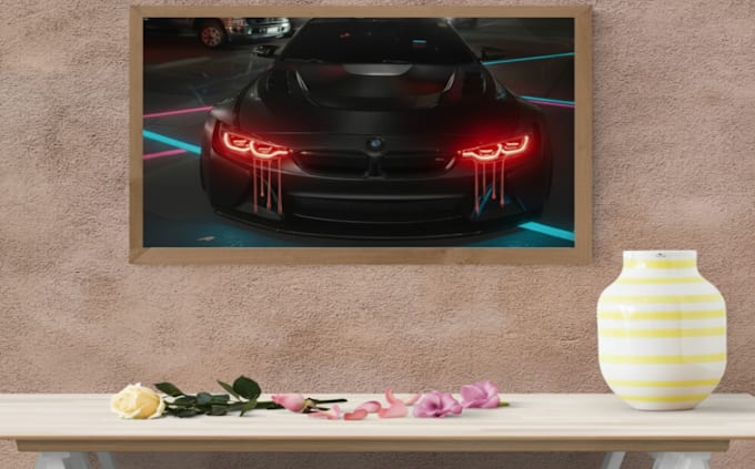 create modern and customize ai wall art design