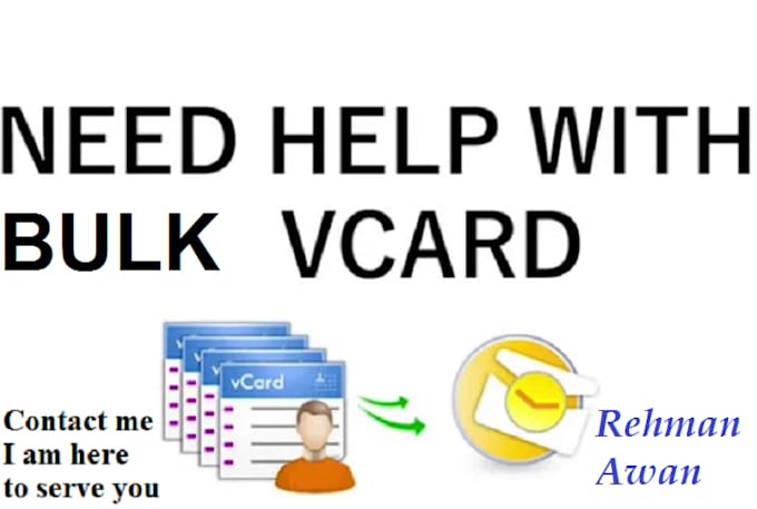 convert your vcard vcf contacts to excel or CSV format accurately