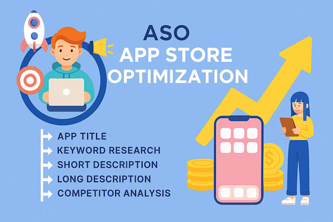 do aso with app description, title, keywords for your apps or games