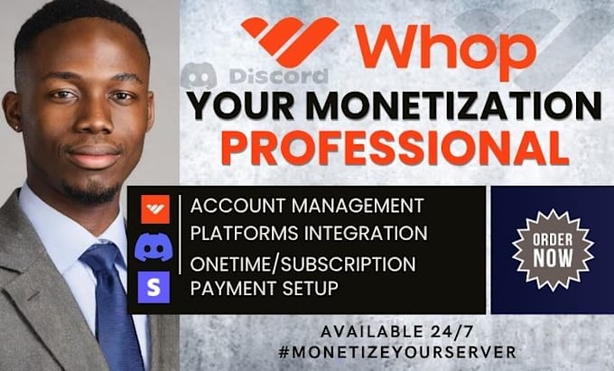 build a premium discord server using whop automation
