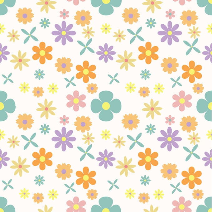design seamless vector patterns for fabric, pod, packagin