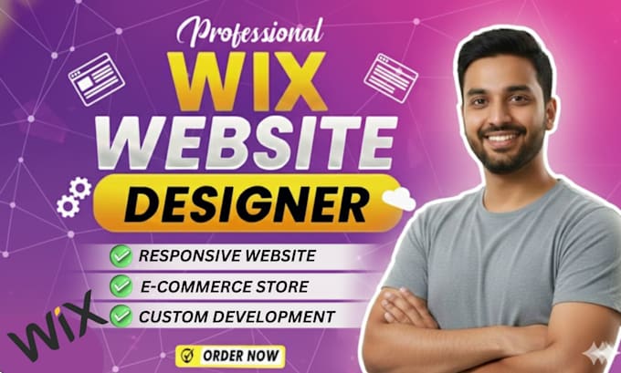 do wix website design, redesign wix website, wix online store