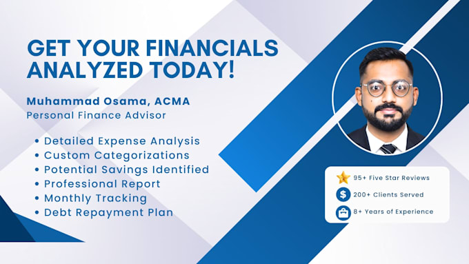 analyze your financial statements and create expense reports for you