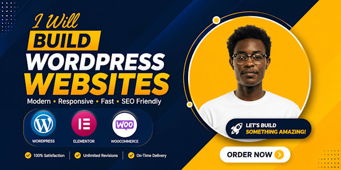 design and develop a website using wordpress