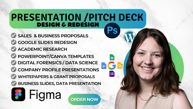 design redesign presentation pitch deck business proposal canva google slides ai