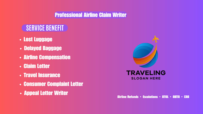 write a baggage claim letter for lost or delayed luggage