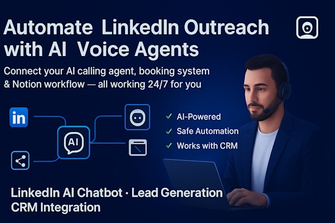 Build linkedin ai chatbot,lead generation and crm automation outreach ...