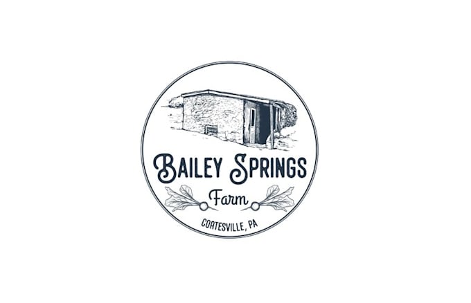 design organic vegetable farm logo