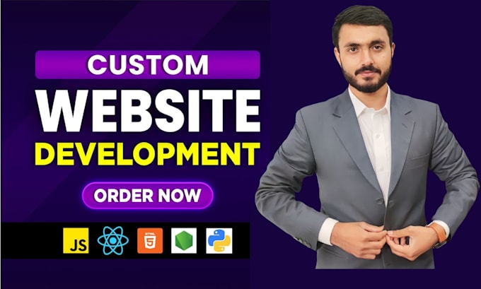 develop custom business website, full stack website development