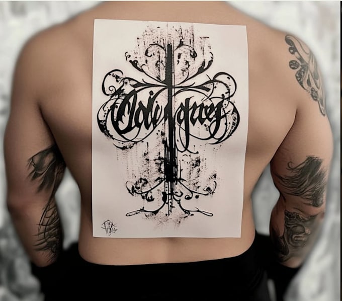 not design an average calligraphy tattoo
