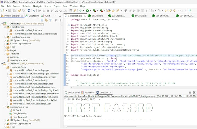 do selenium automation using java