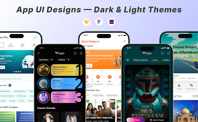 Progetta un ui ux moderno per la tua app o sito web usando figma