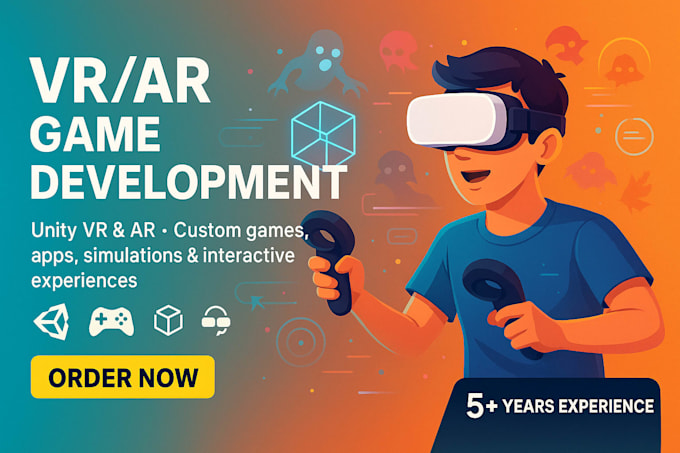 build immersive VR ar games and apps in unity