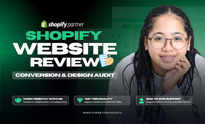 audit your website or shopify store to boost conversions
