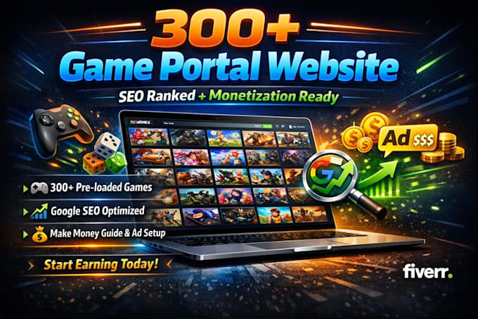 design and build responsive wordpress browser games website HTML5