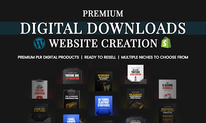 build a custom digital downloads website