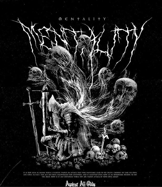 design brutal deathcore album logo design
