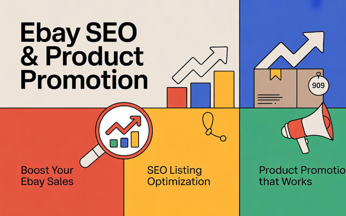 do ebay product promotion, seo listing optimization