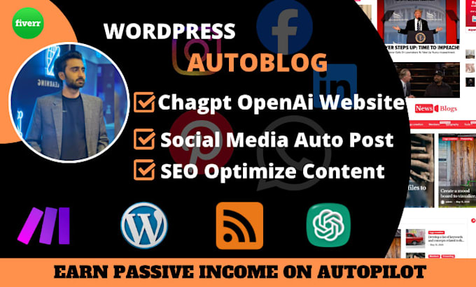 create a fully automated wordpress autoblog using chatgpt and ai automation