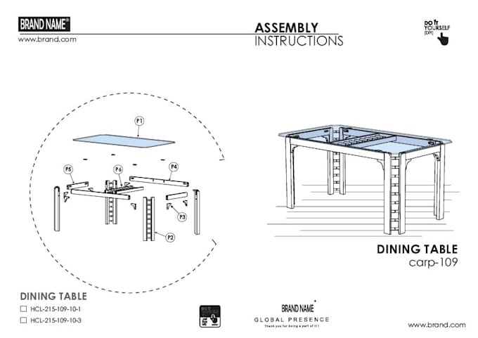 create furniture assembly book PDF
