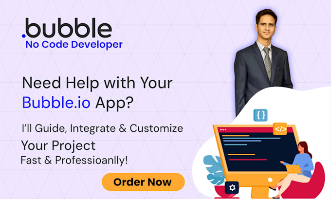 build or fix your no code app using bubble io responsive mvp development