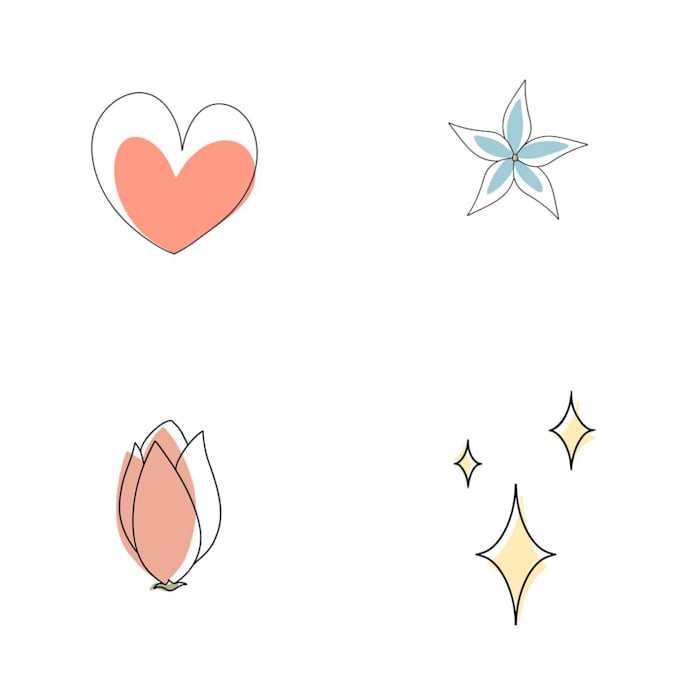 design vector stickers from canva or procreate