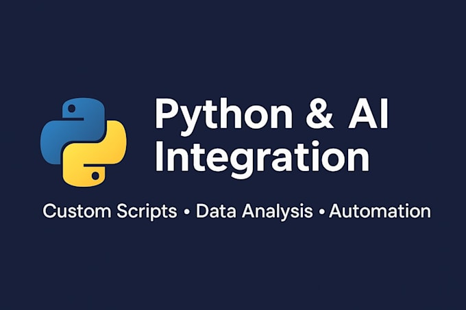 create python scripts data analysis and machine learning