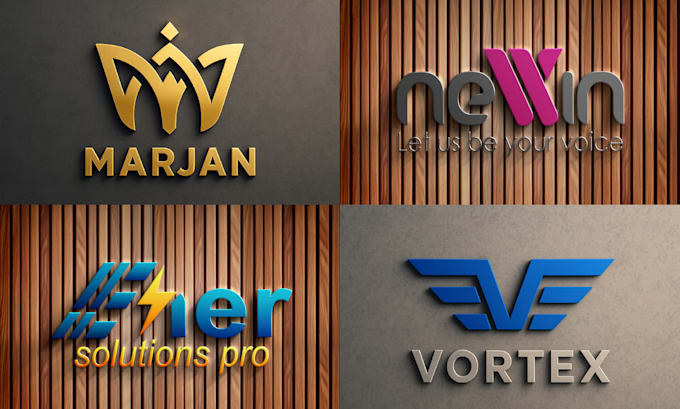 design a professional modern logo for your brand
