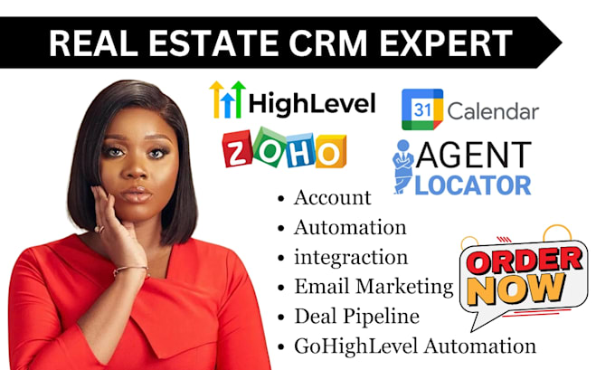 setup zoho property pipeline agentlocator integration brokers google calendar