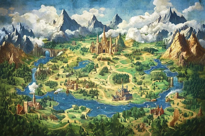 design your fantasy map or game map