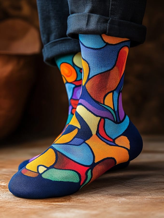 design custom and unique socks design