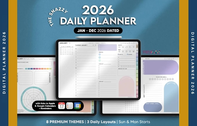 Send 2026 digital planner all in one goodnotes notability planner by ...
