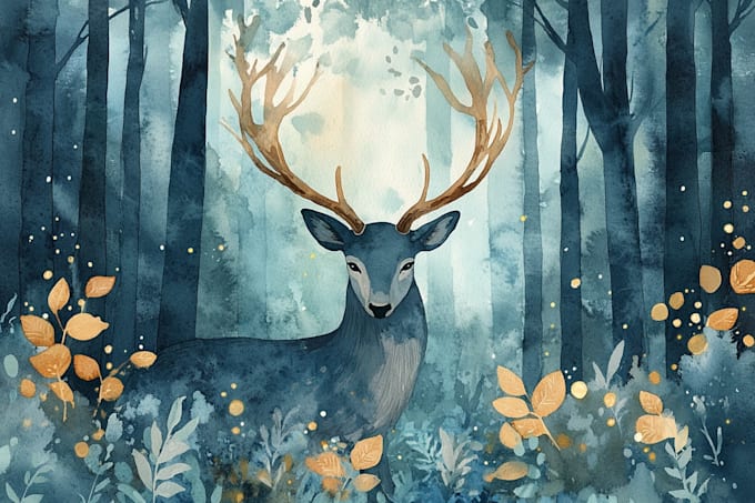 design a watercolor illustration