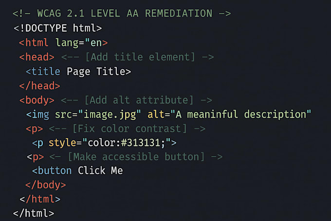make your website ada, section 508, and wcag compliant
