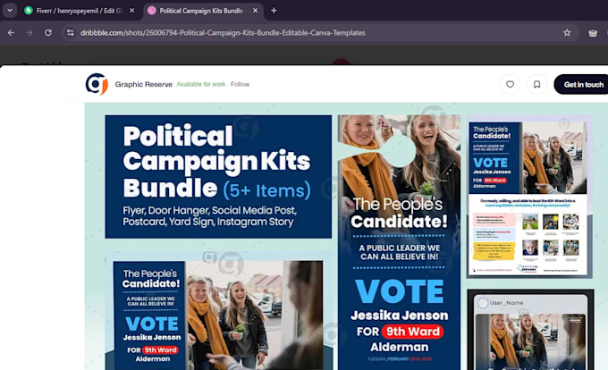 create election website for your political campaign