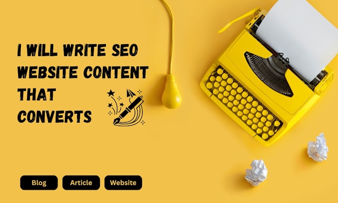 be your website content writer, website copywriting, website content