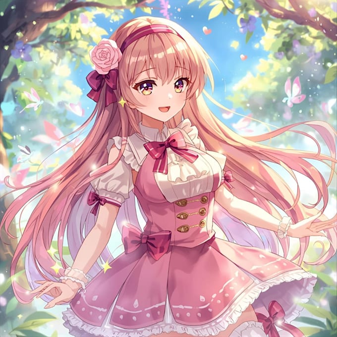 Make a character design and concept art in anime style by Scorutor | Fiverr