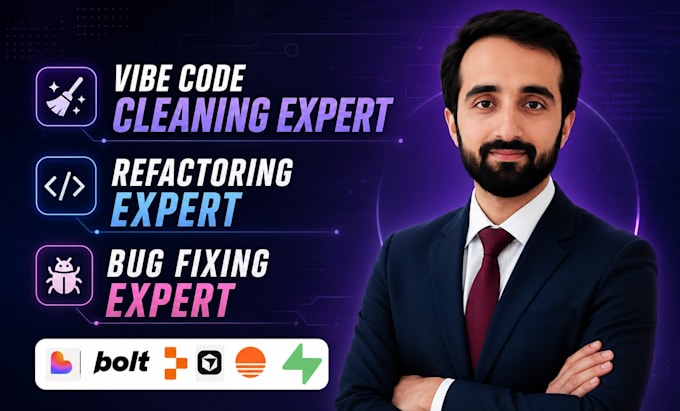 fix vibe code errors, bugs, api integration, cleanup lovable cursor antigravity