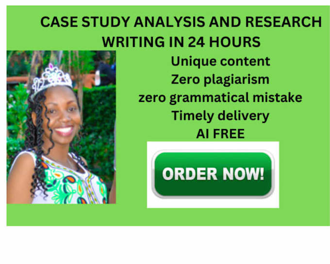 do quality research, summary and case study analysis in all field