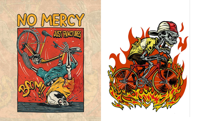 draw psychedelic ,vintage illustration for album ,tshirt etc
