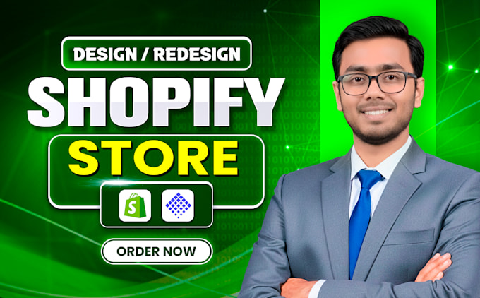 Build shopify store, design or redesign ecommerce website, dropshipping ...