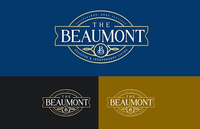 design high end assisted living memory care logo