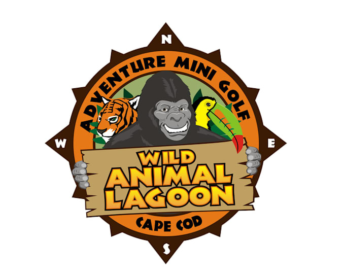 design remarkable wild animal lagoon winner logo