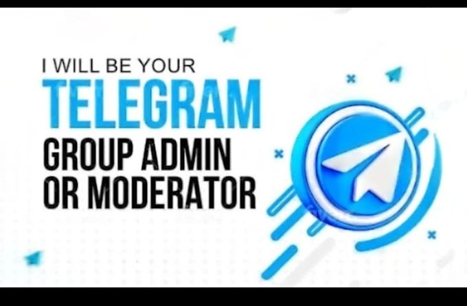 be your crypto telegram community manager or moderator