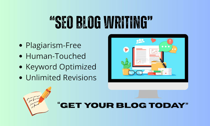 write SEO optimized ai blog posts using ai and human touch