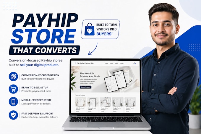 build a conversion focused payhip store for your business