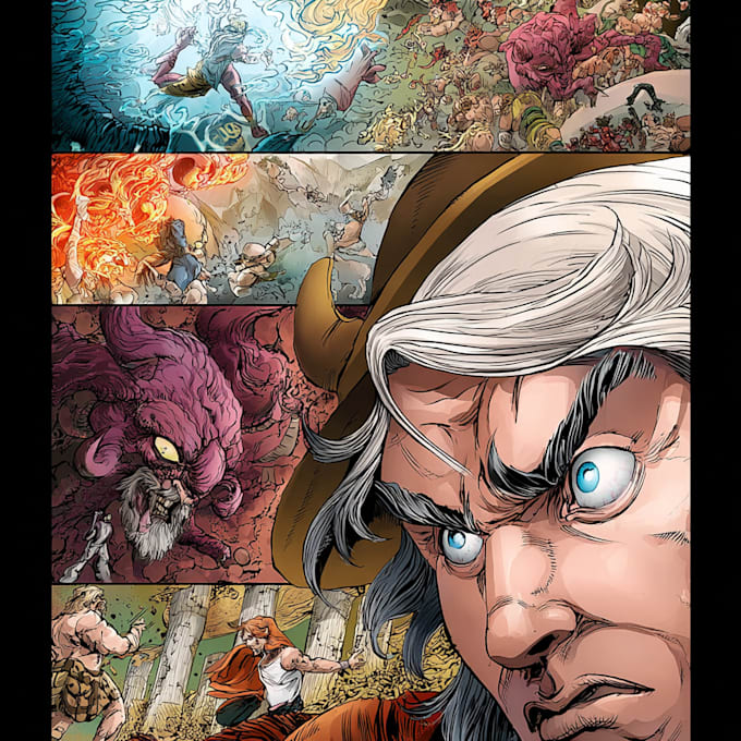 create graphic novels and comic book