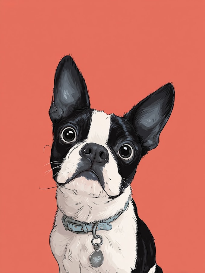 draw pet portrait into cartoon disney